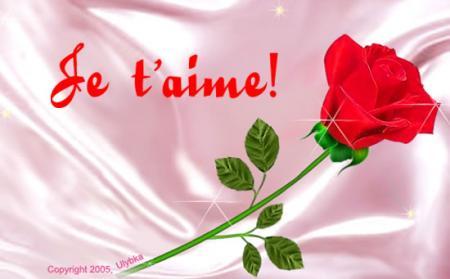 je t' aime!